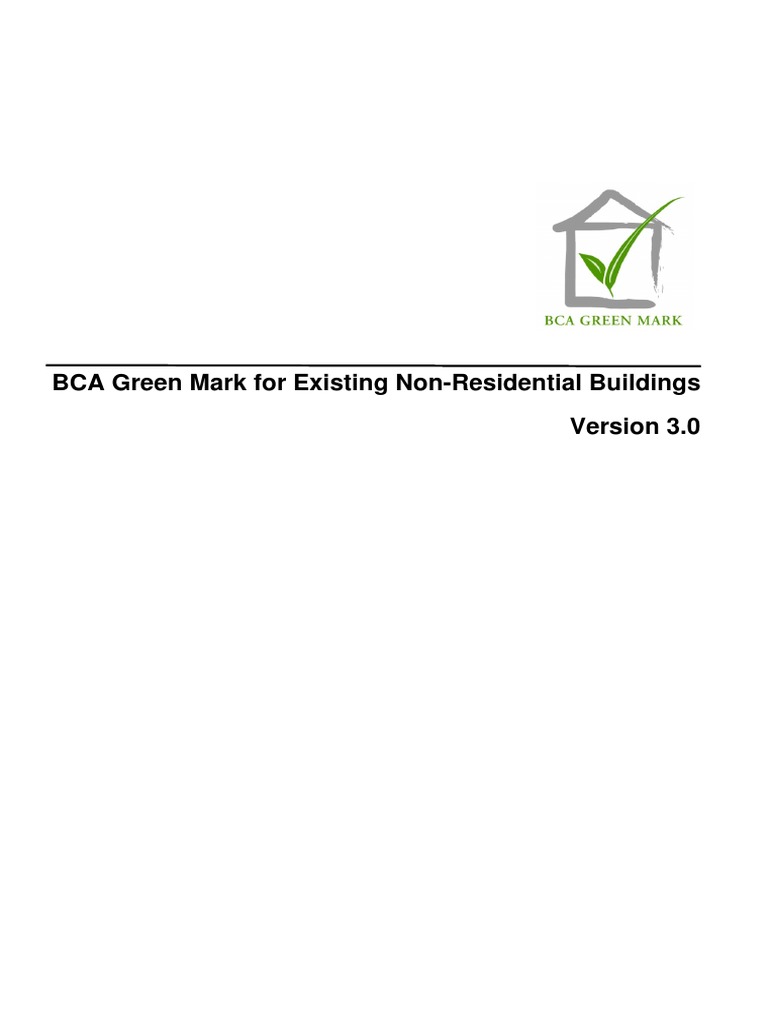 Green Mark Criteria ENRB 3 PDF PDF