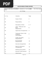 Fire Protection Pipes Method Statement PDF