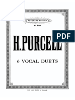 Henry Purcell Duet PDF