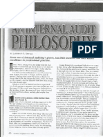 An International Audit Philosophy