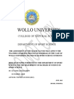Wollo University: College of Natural Science