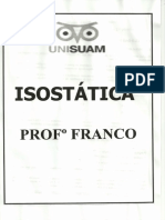 Apostila Isostática (Teoria Das Estruturas 1) - Prof. Franco - UNISUAM