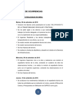 EJEMPLO Cuaderno de Ocurrencias - Prácticas Pre Profesionales XD