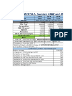 Acr Lifestyle Price Sheet