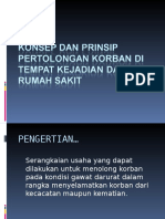 Konsep Dan Prinsip Pertolongan Korban Di Tempat Kejadian