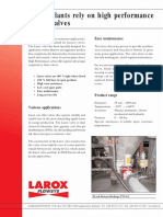 Power Plants Rely On High Performance Larox Valves: Easy Maintenance