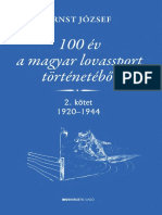 Ernst József: 100 Év A Magyar Lovassport Történetéből