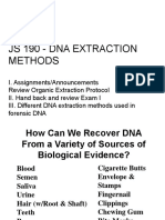 Js 190 - Dna Extraction Methods