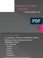 Adverbijalne (Priloške) Odredbe