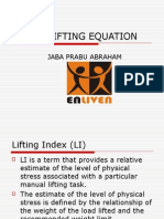 NIOSH Lifting Equation