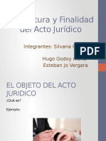 Estructura y Finalidad Del Acto Juridico