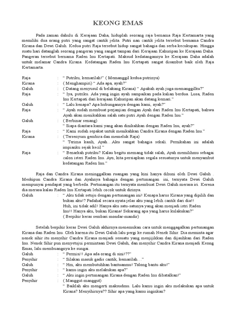 NASKAH DRAMA TENTANG NENEK SIHIR