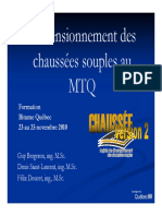 Dimensionnement Des Chaussees Souples Methodes MTQ GB DSL FD