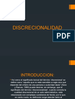 Discrecional de La Ley