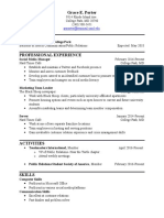 Graceporterresume