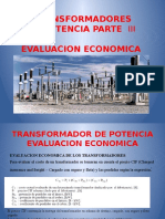 Transformadores De potencia Parte III ( EVALUACIÓN ECONÓMICA )