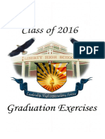 Liberty High School Graduation Program 2016