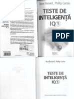 K Russell P Carter Teste de Inteligenta PDF