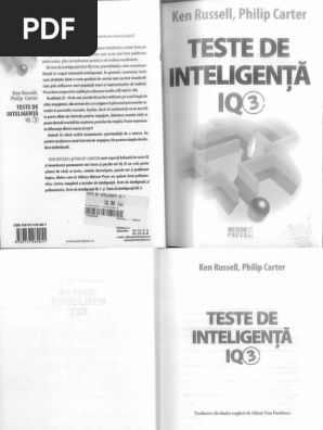 K Russell P Carter Teste De Inteligenta Pdf Pdf