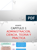 Administración Ciencia, Teoría y Practica