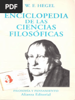 Hegel - Enciclopedia de Las Ciencias Filosoficas
