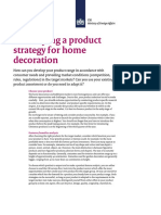 Developing A Product Strategy For Home Decoration