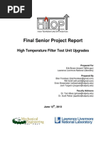 High Temperature Filter Test Unit Upgrades