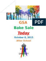 Bake Sale: Today
