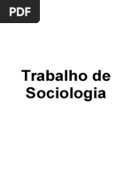 A Divisão Das Ciências Sociais
