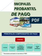 Principales comprobantes de pago comunes