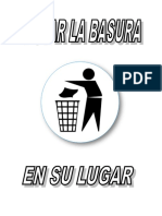 Botar La Basura en Su Lugar