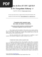 Trechos Do EU SOU AQUILO 4 O Mundo é Um Sonho Em Minha Consciência Nisargadatta Maharaj