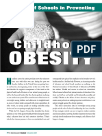 the role of schools in preventing childhood obesity