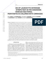 Evaluation of Leukocyte Esterase