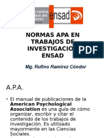 Normas APA en trabajos de investigación