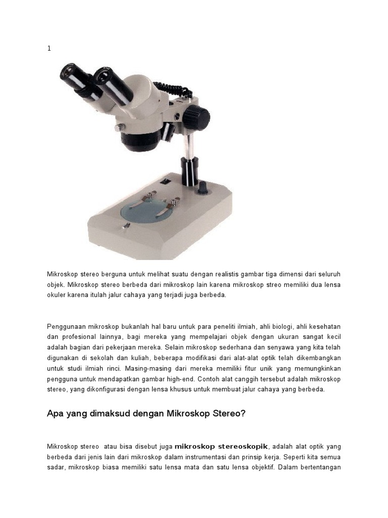  Lensa  Yang Dekat Dengan Mata Pada  Mikroskop  Disebut 