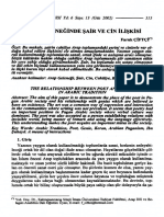 Arap Geleneği̇nde Şai̇r Ve Ci̇n İli̇şki̇si̇ PDF