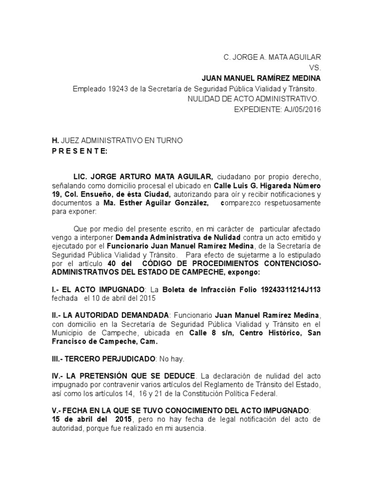 Modelo De Demanda De Nulidad De Acta De Nacimiento Formato Word Pdf Porn Sex Picture