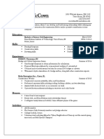 Junior Resume 2016