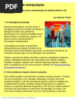 Estrategias de Manipulação