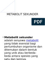 Bahan Kuliah Metabolit Sekunder