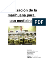 Legalización marihuana medicinal