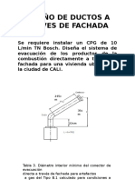 Diseño de Ductos a Traves de Fachada