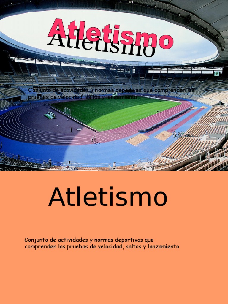 Presentación atletismo-1ESO | PDF | Deporte del atletismo | Deportes ...