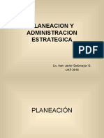 Planeacion y Adm Estrategica