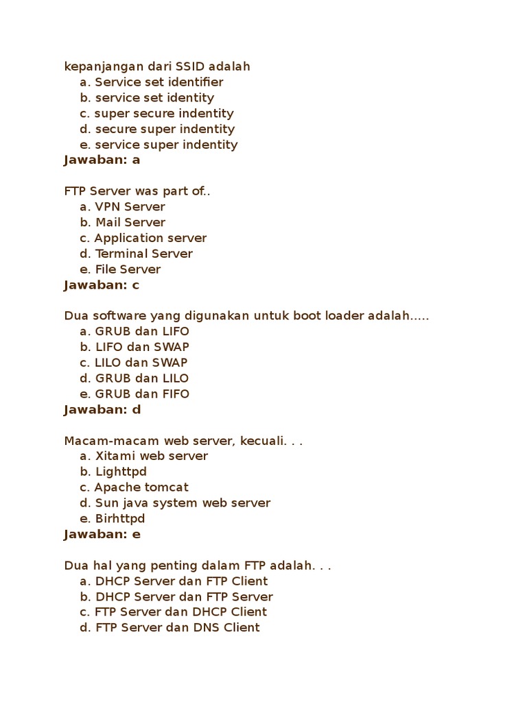 Kepanjangan Dari Ssid Adalah