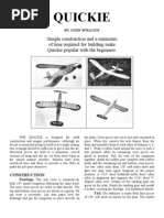 Download Quickie - a Free-Flight Model Airplane by Bob Kowalski SN31298934 doc pdf