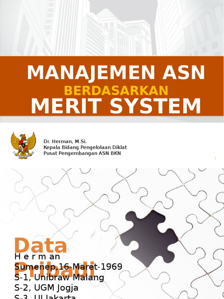 Penerapan Sistem Merit dalam ASN | PDF | Ilmu Sosial