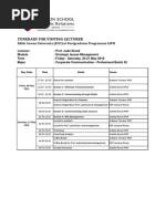 Rundown Guest Lecturer-ECU-Online Batch 3