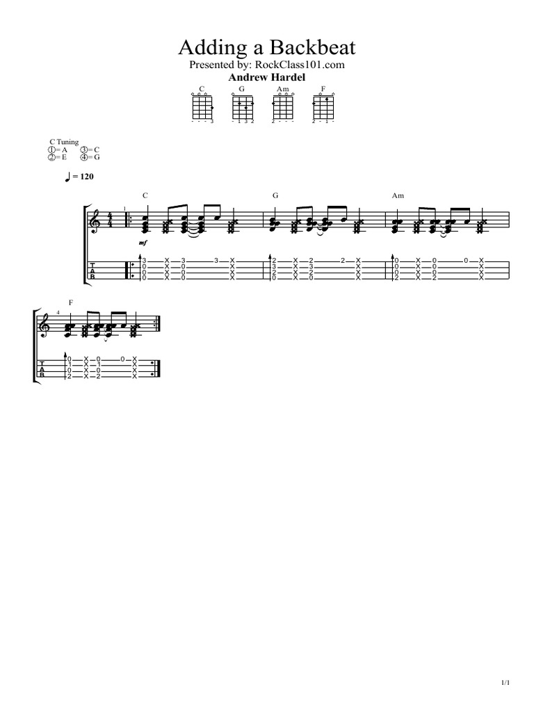 Adding a Backbeat with Andrews | PDF | Teaching Methods & Materials
